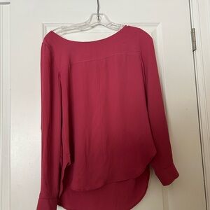 LOFT Women's Blouse in Rich Pink